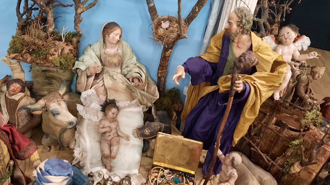 Prezioso presepe napoletano del Settecento - Telearte