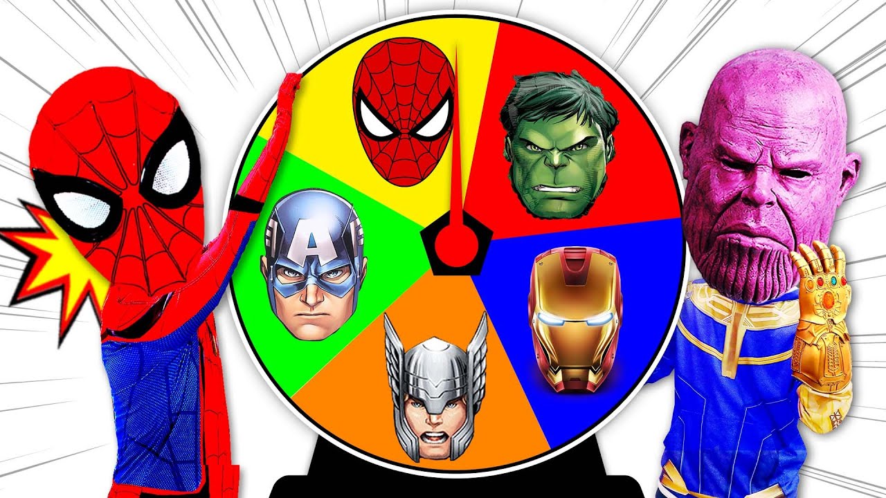 SuperHero Magic Wheel and Pizza 슈퍼히어로 룰렛과 피자 모아보기