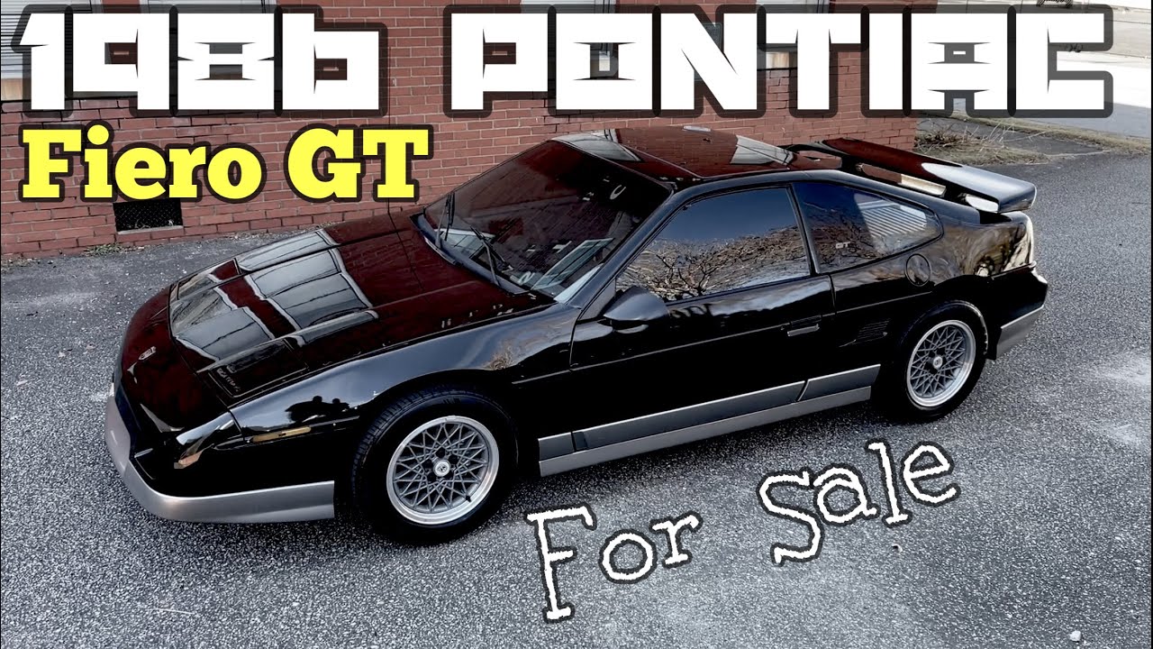 Selling a Pontiac Fiero GT V6 in Almost Perfect Condition!!! Unique 80’s Sports Car Tour