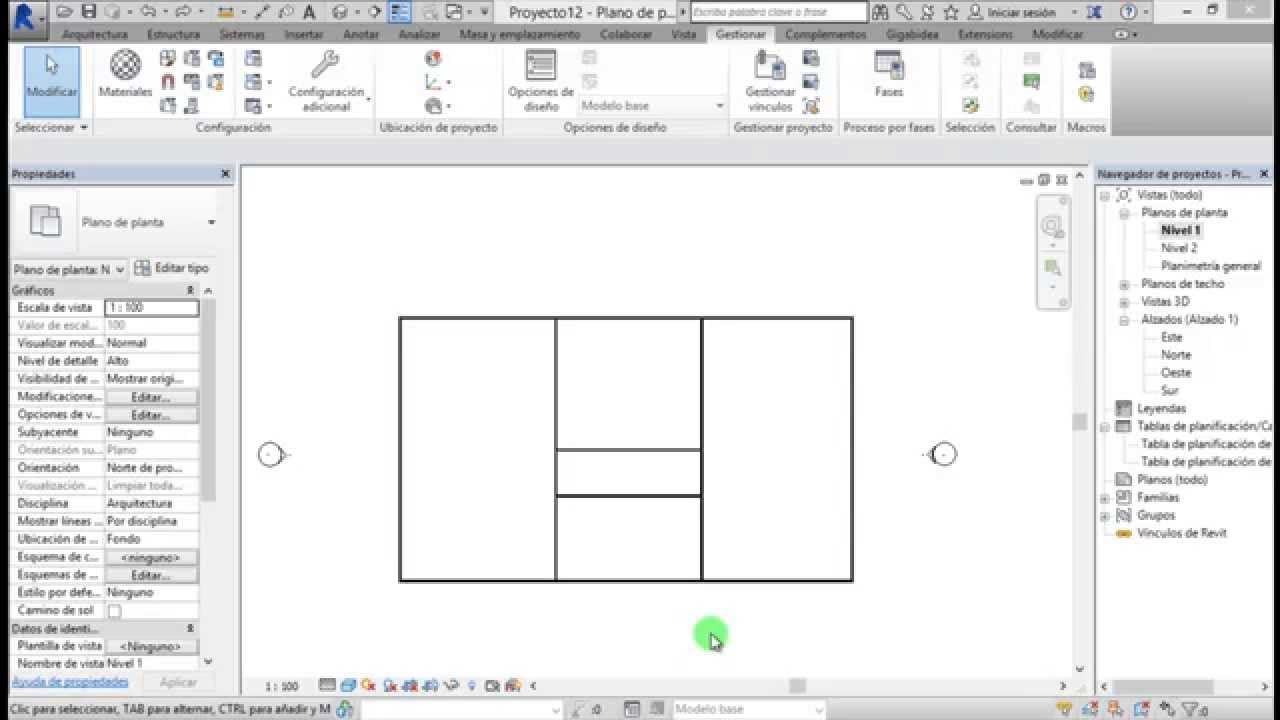 REVIT. Opciones de diseño.
