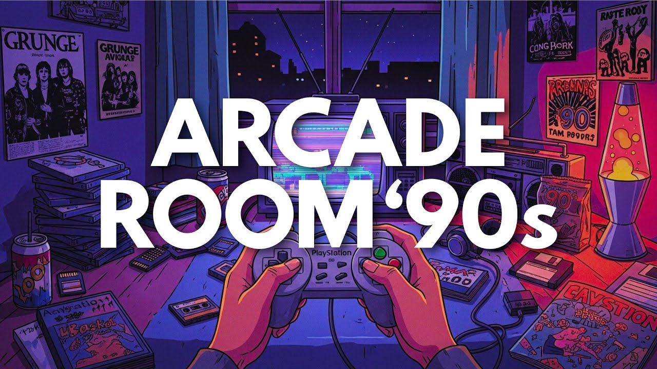 Game Over '90s // 90s Arcade Nostalgia – High Score Retrowave Mix