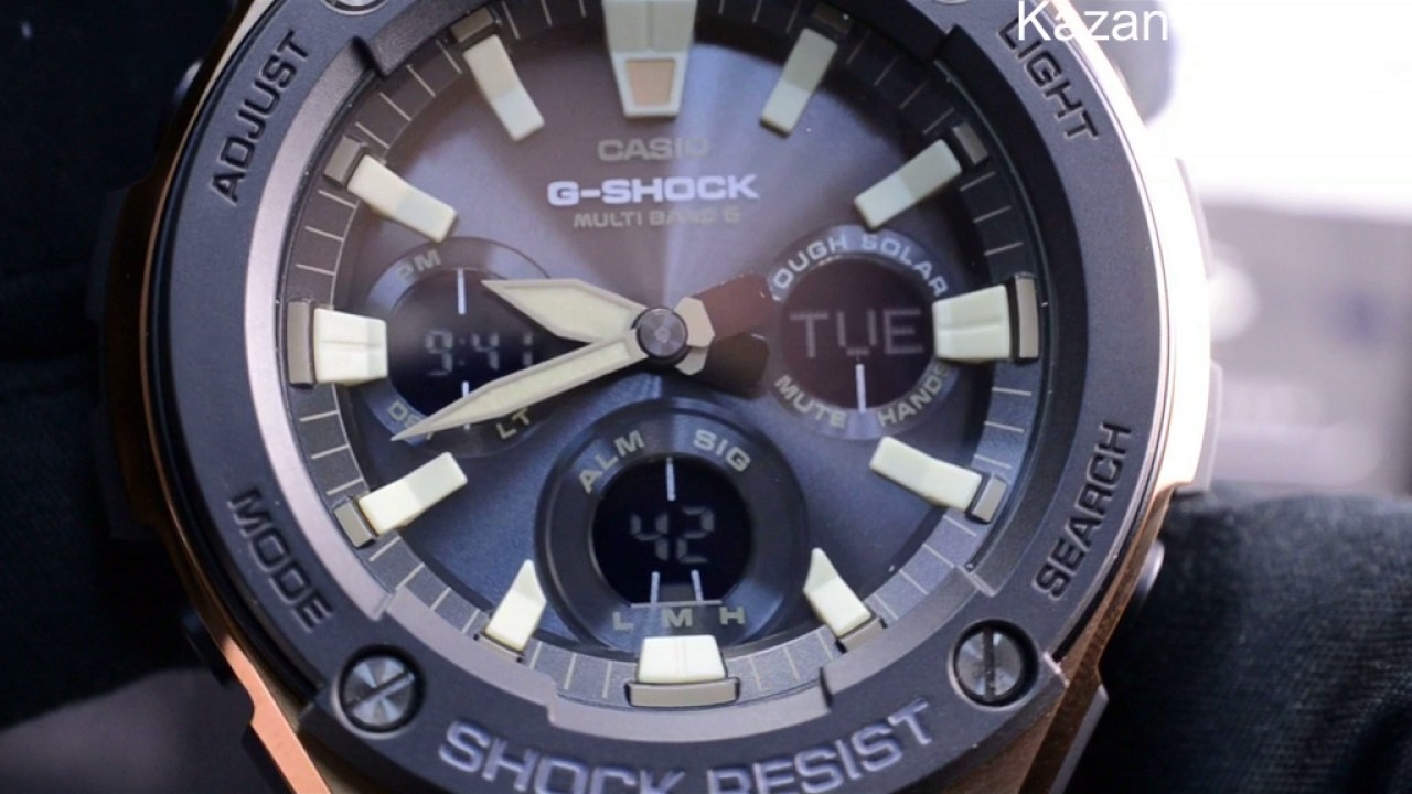 Обзор часов Casio G-Shock GST-W120L-1A