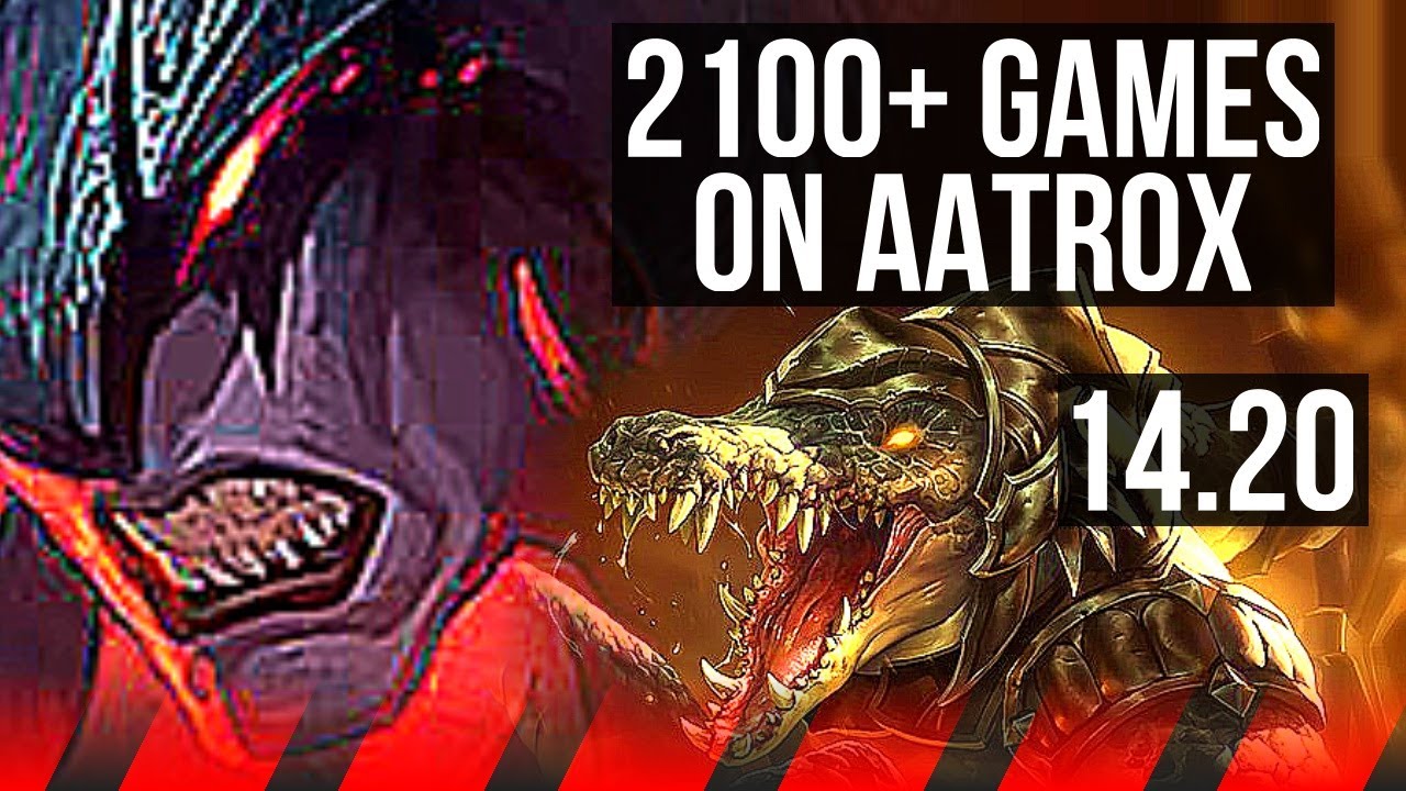 AATROX vs RENEKTON (TOP) | 2100+ games | KR Master | 14.20
