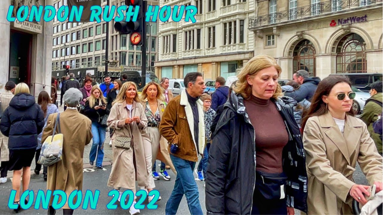 London Rush hour Walk | Busy Rush hour Walk in London | Central London Walk |4k #uk #england #london