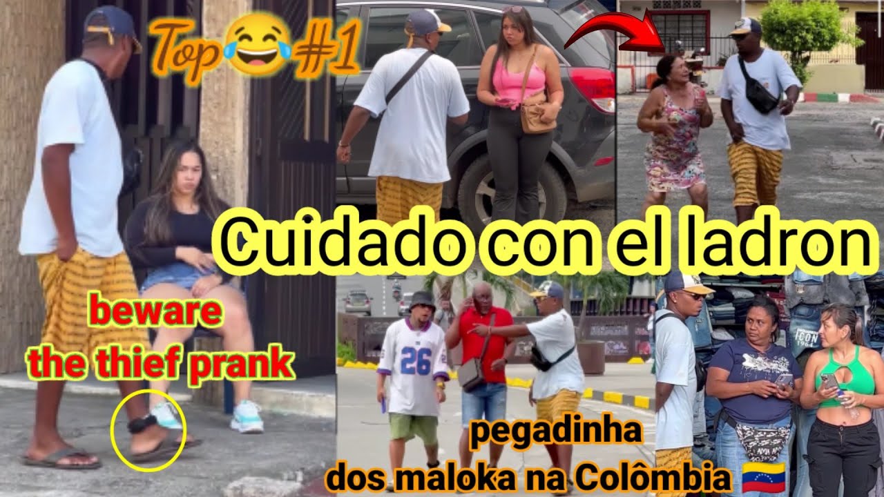 broma caramelo/ pegadinha dos maloka / beware the thief prank