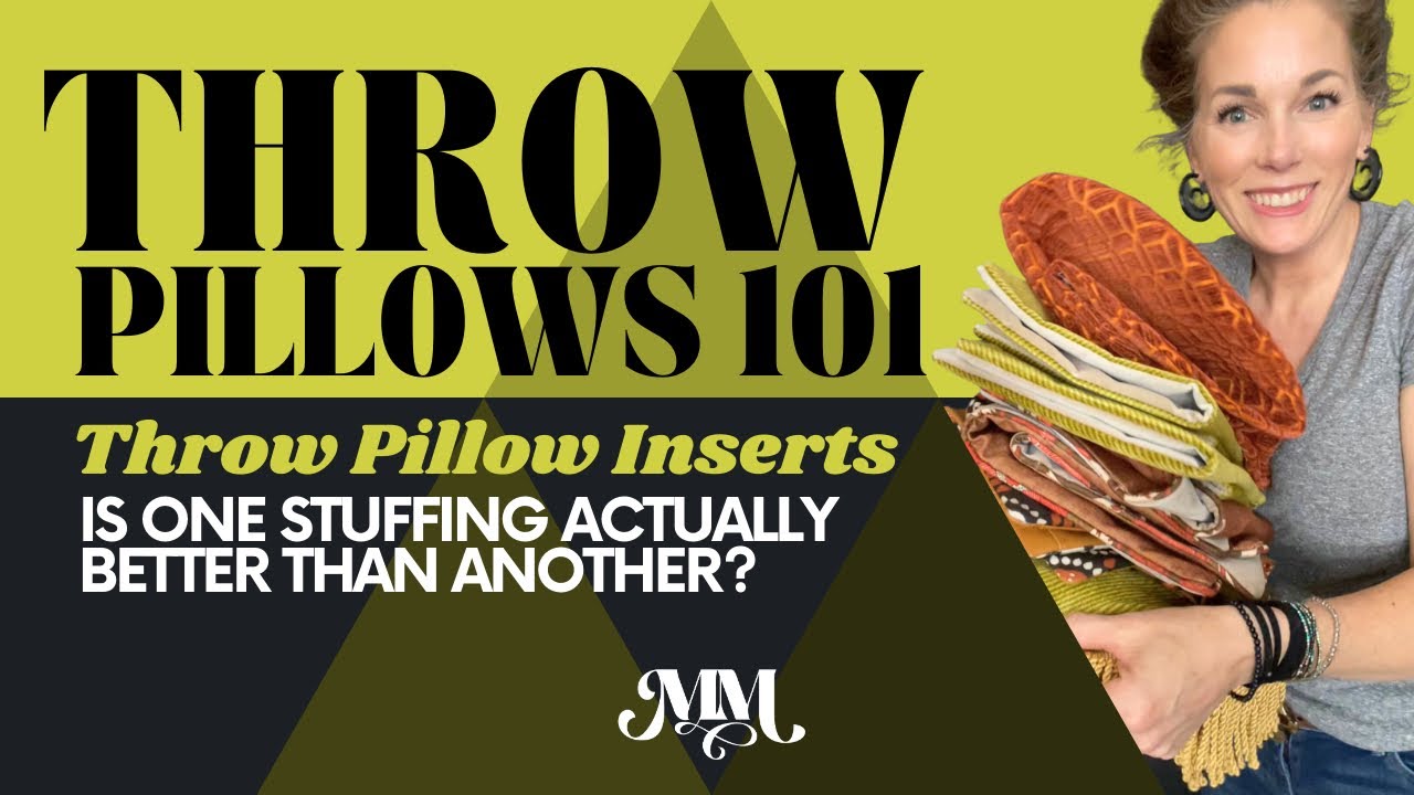 What the Stuff!? Pillow Stuffings 101 - An in-depth look at common stuffing + Pros & Cons of Each!