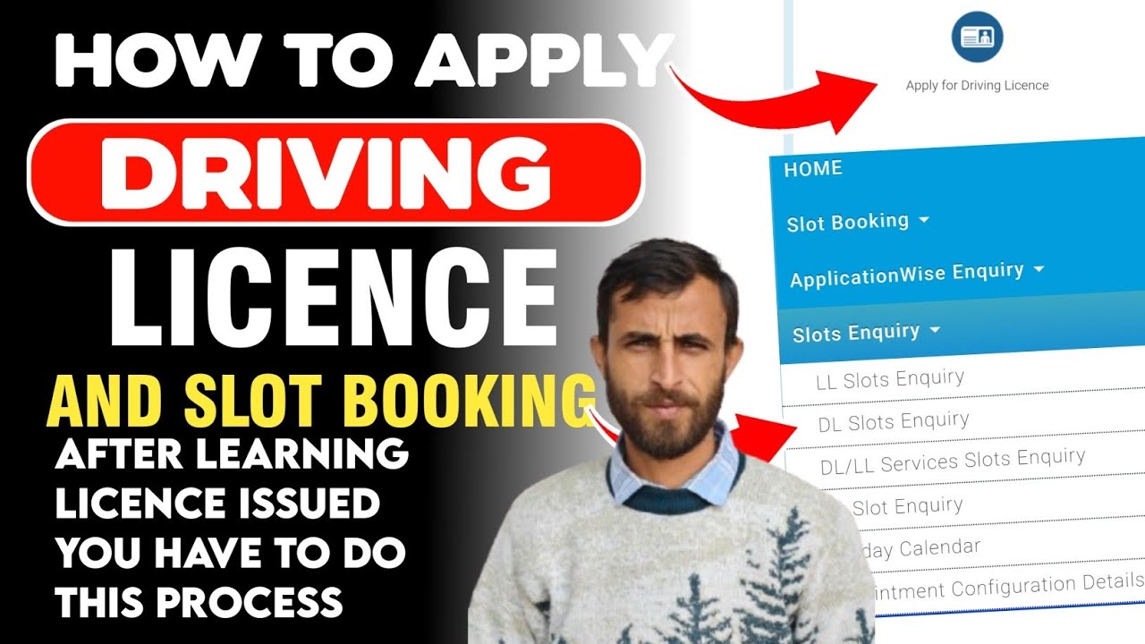 How to Apply for a Driving License After Getting a Learner's License and Slot Booking | Step by Step