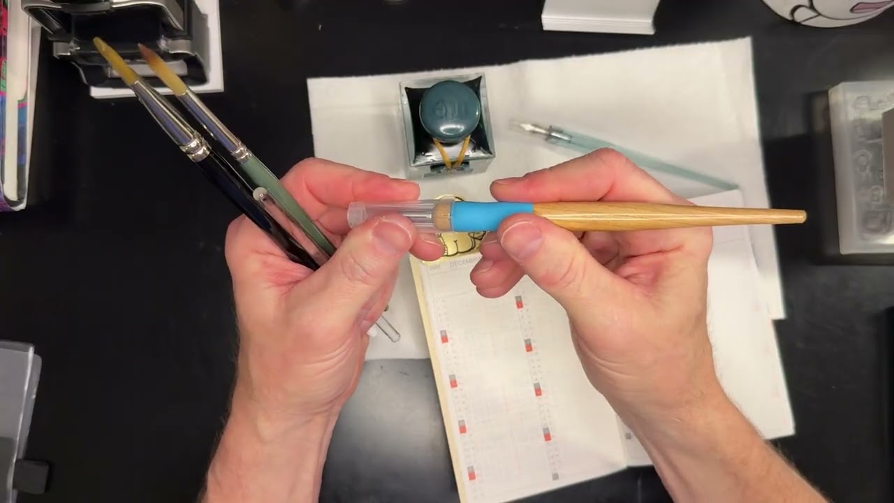 A new inky project! Watch me set up a Hobonichi to use for ink swatching for a year! 