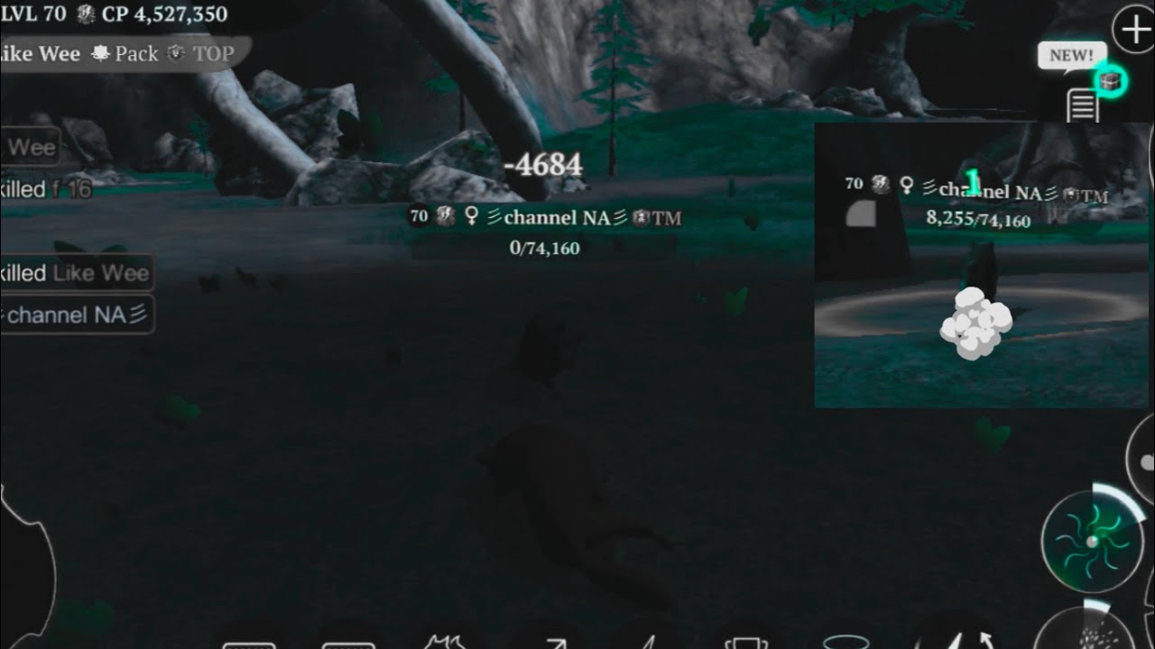 The Wolf - Killing 74K with 5K account ( 122M CP vs 4M CP war ) | BLOODY HACKER