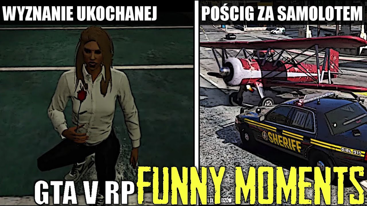 GTA V RP[WYZNANIE UKOCHANEJ/POŚCIG ZA SAMOLOTEM/RDM CO ROBI?/PILOT HELIKOPTERA/POROBIŁ GANGUSA] [FM]
