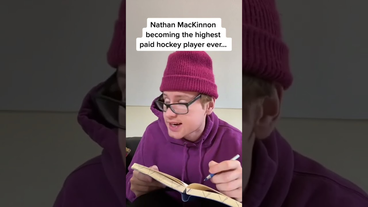 Nathan MacKinnon reaction to becoming the highest paid hockey player in history&hellip;