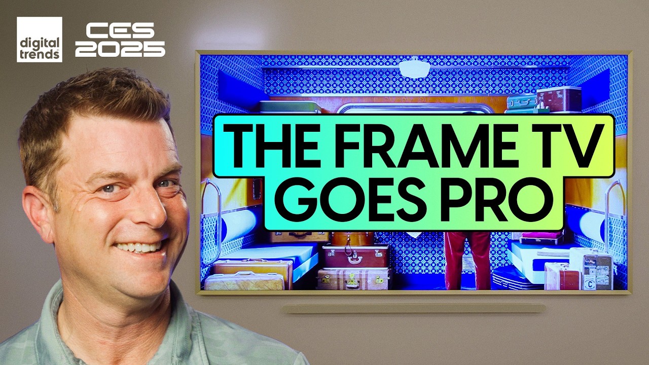 Samsung's New Frame Pro TV Adds Wireless, Unique Mini-LED Design
