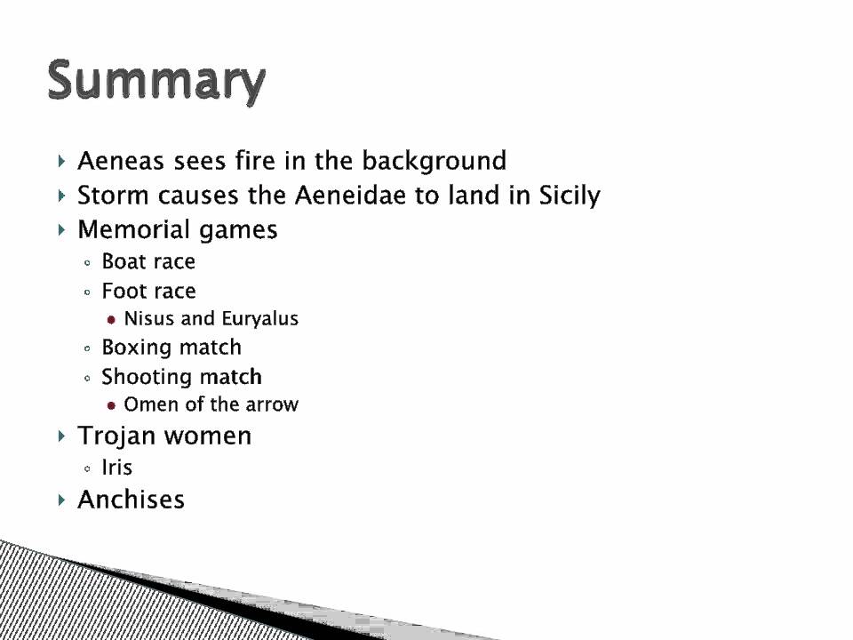 Aeneid Book 5 Video*