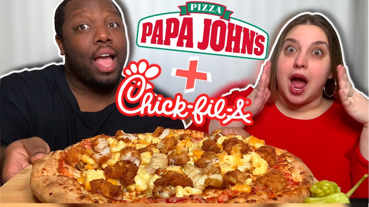 Tik Tok Food Hack [Eating a Chick Fil A Pizza!]