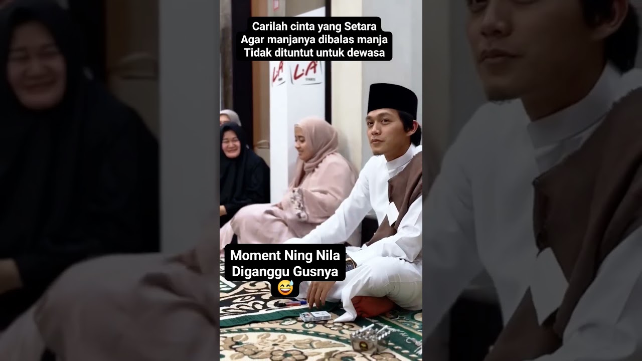 carilah cinta yang setara agar manjannya dibalas manja 