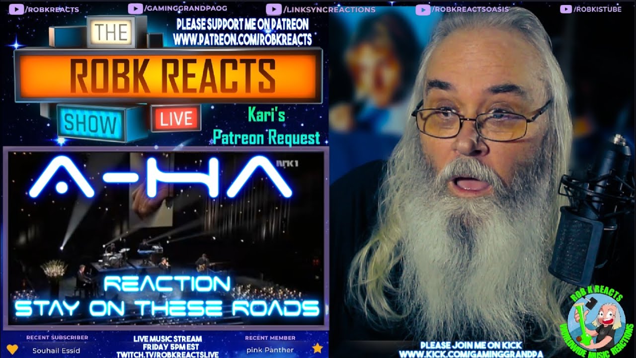 A-Ha Live Reaction - Stay on These Roads - Oslo Spektrum 2011 (First Time Hearing) Requested