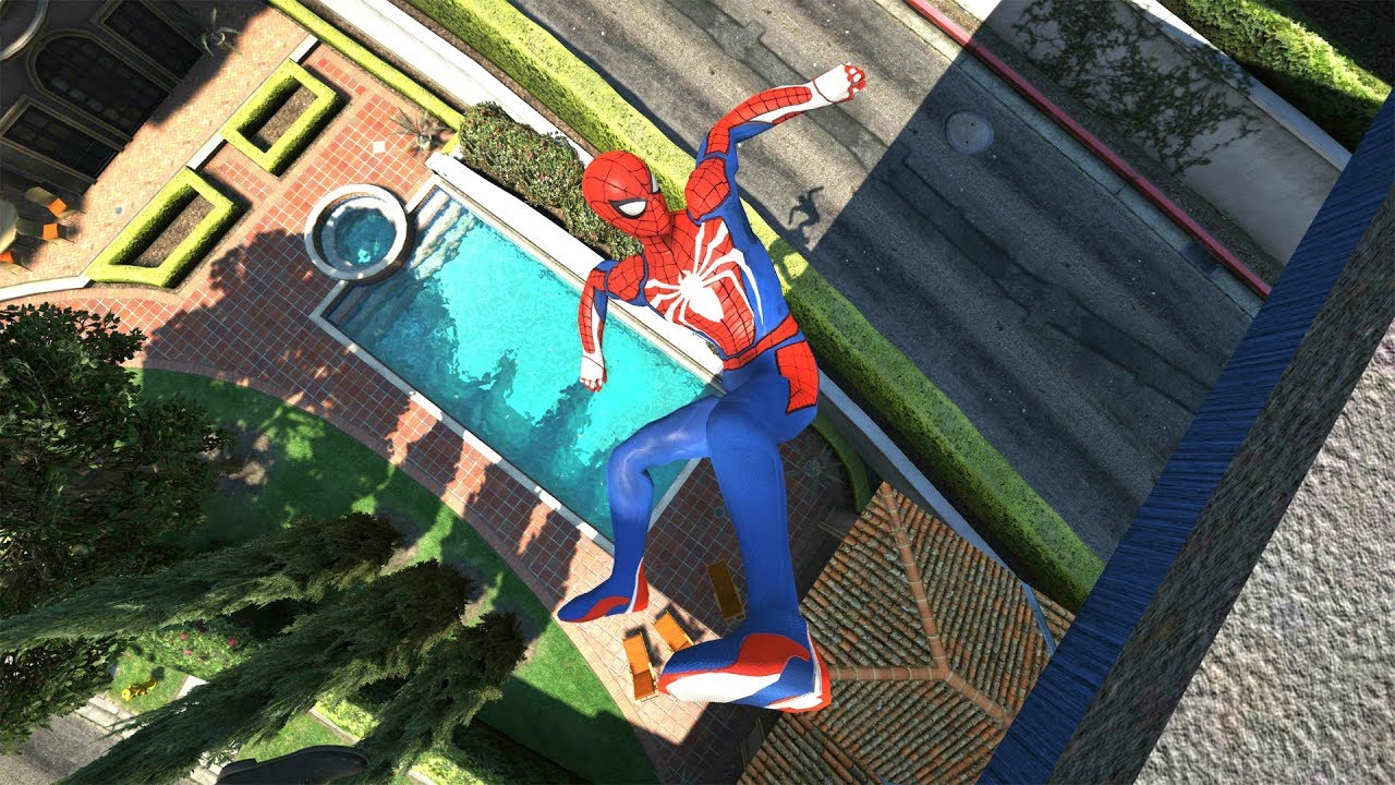 GTA 5 Water Ragdolls | SPIDERMAN Jumps/Fails ep.33 (Euphoria physics | Funny Moments)