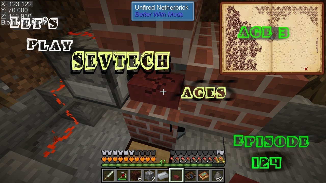 Minecraft Sevtech Ages Episode 124: Trying to Improve the Stoked Kiln