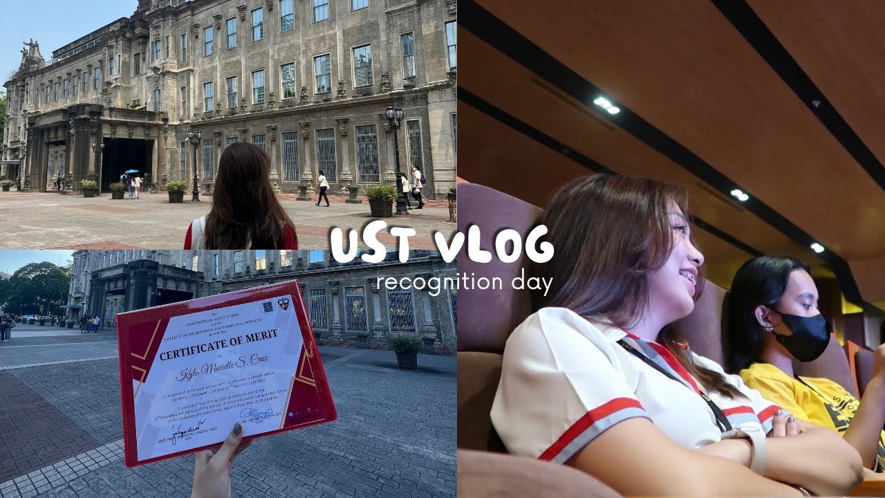 UST VLOG l a day in campus, recognition day, & it student