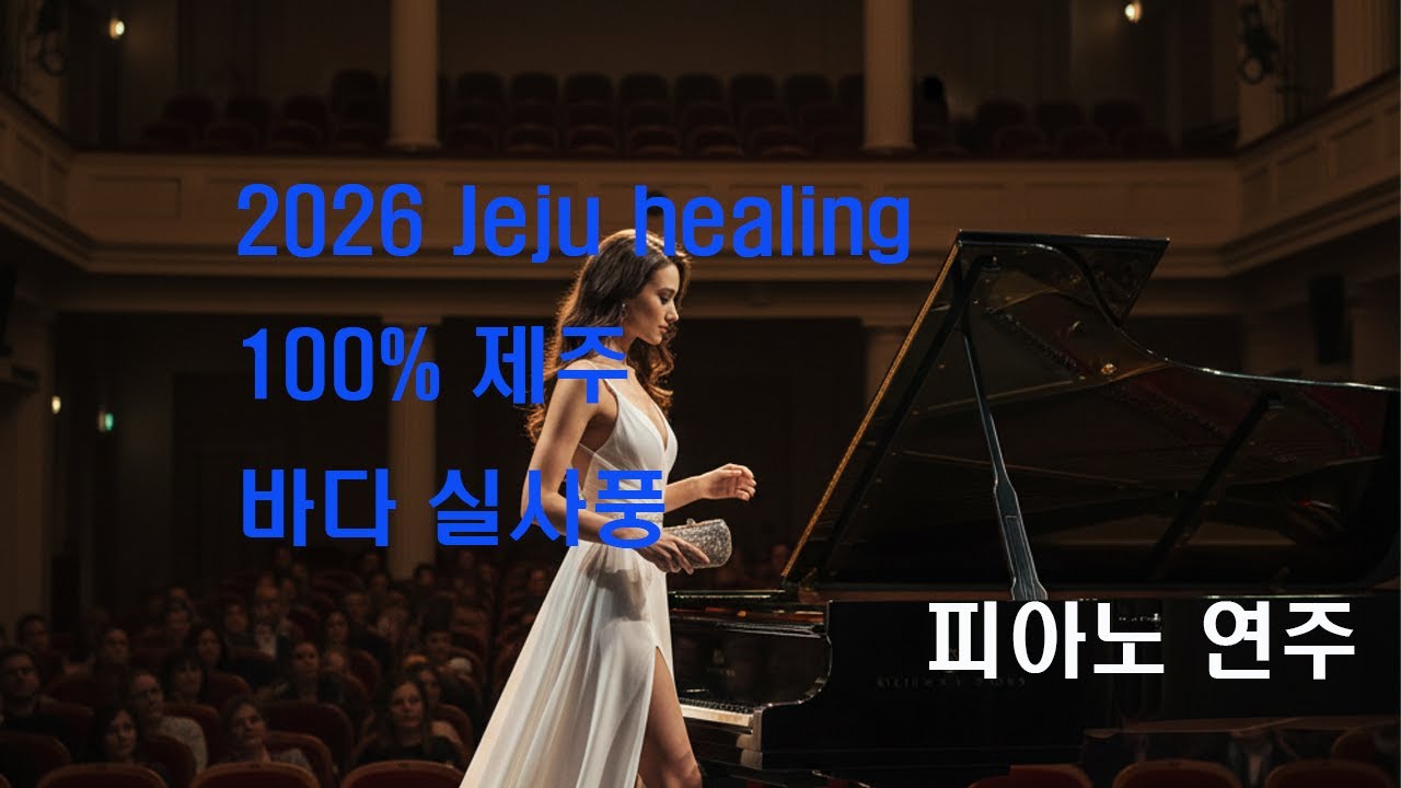 🌅 일출로 이어지는 1시간 20분.🌊 제주 밤바다 피아노