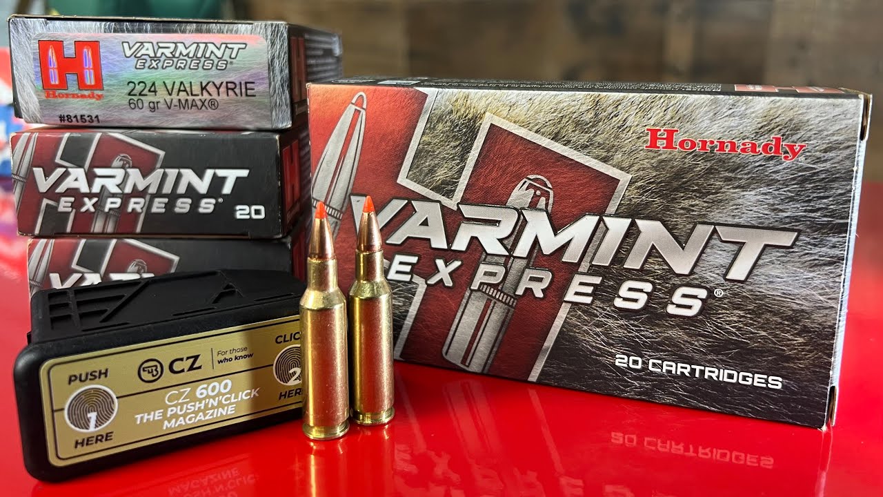 Hornady Varmint Express V MAX 224 Valkyrie