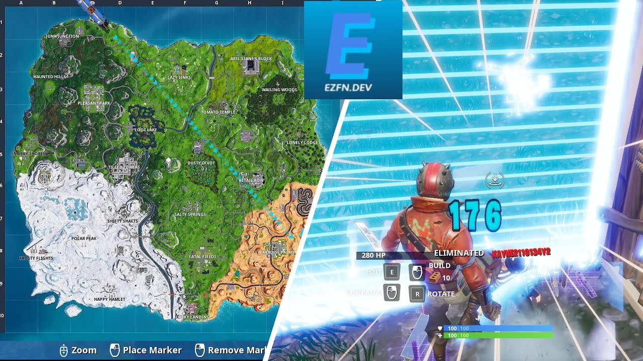OG Fortnite season 7 8 kill solo win! (EZFN)