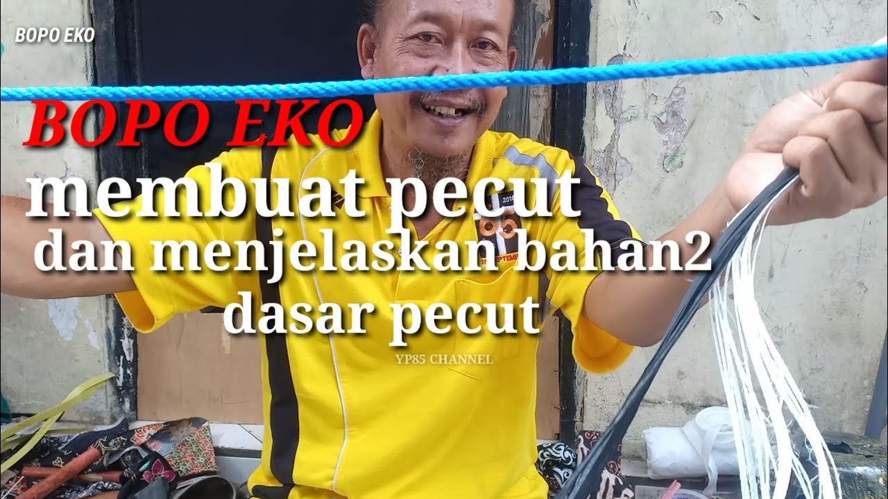 tutorial.dan bahan dasar pecut