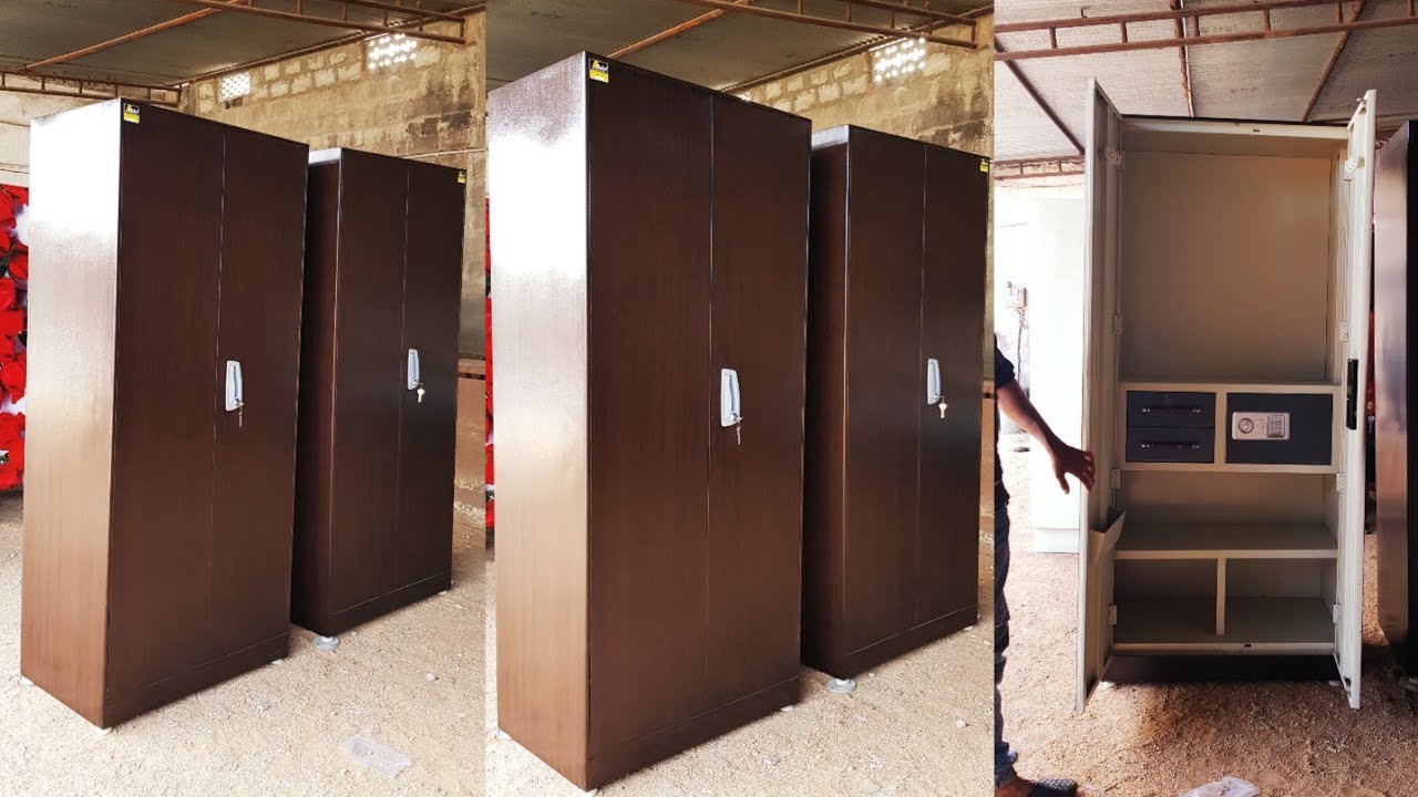 New desgin letast Model 2+2 Door Steel Almari in digital lockar