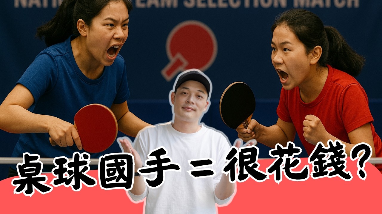 乒乓球國手=燒錢?