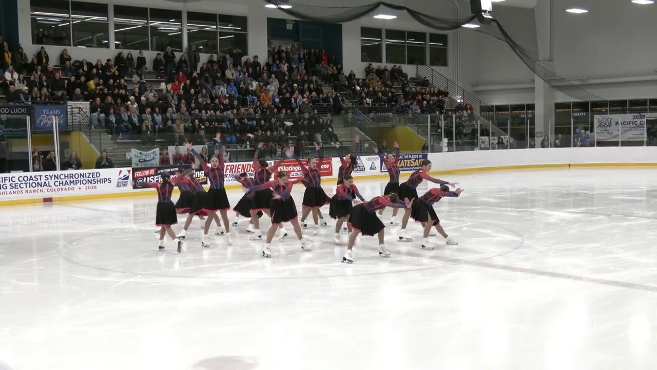 Denver Synchronicity | Intermediate Free Skate | 2026 Pacific Synchronized Skating Sectional