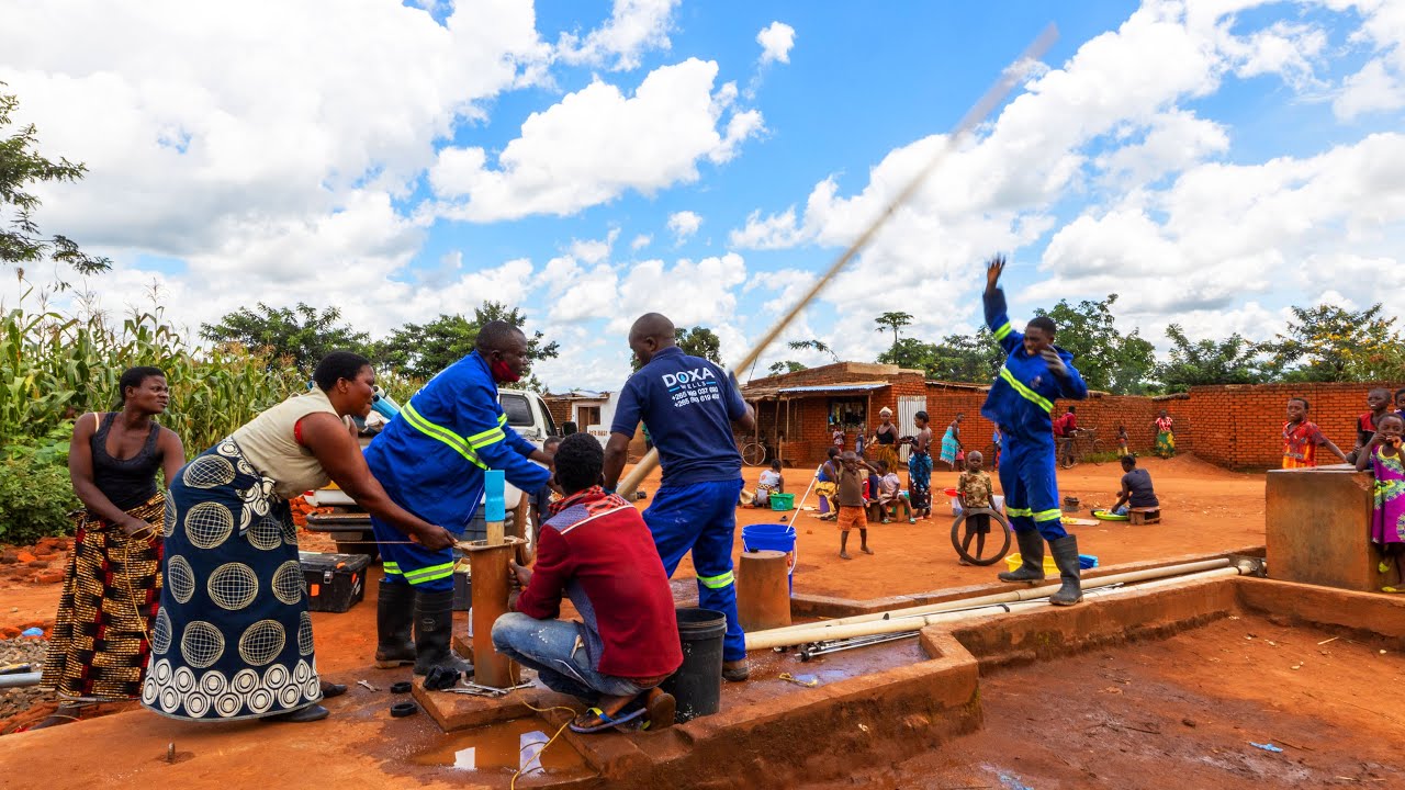 Drilling a Well in an African Village (Africa Vlog #6)