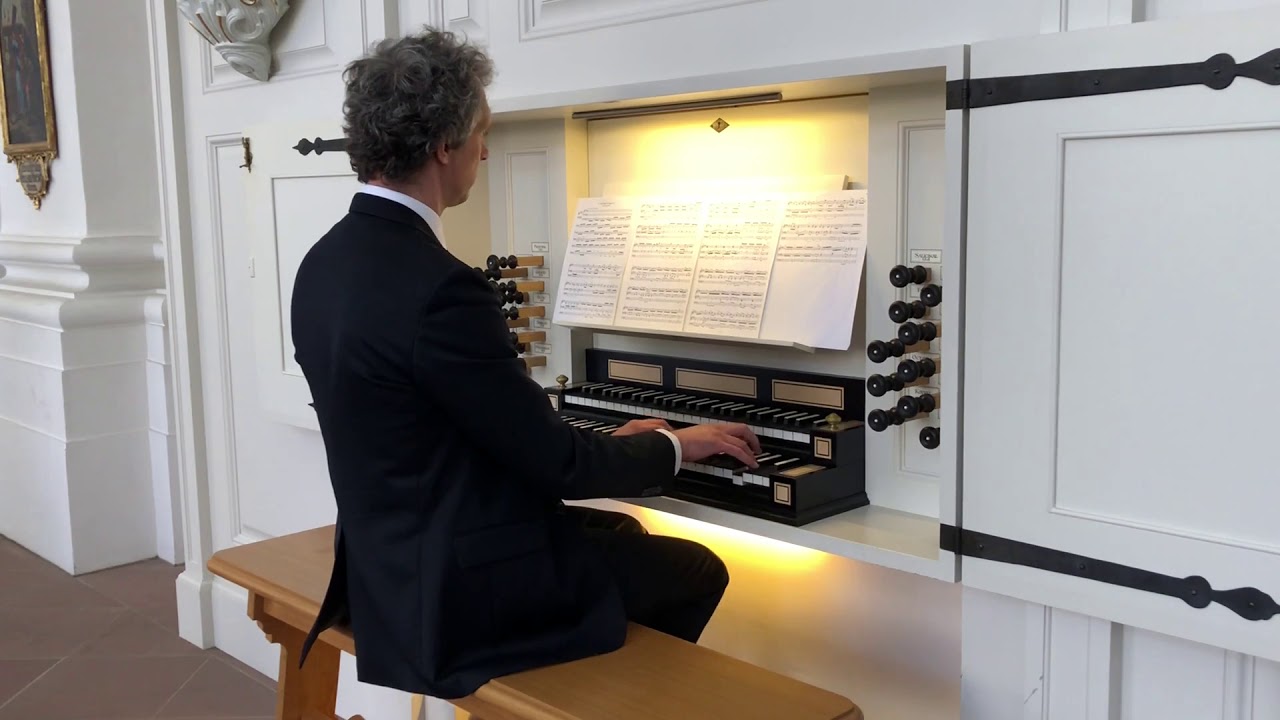 Johann Ludwig Krebs: Toccata in E pro Organo pleno | Jesuitenkirche Heidelberg, April 2020