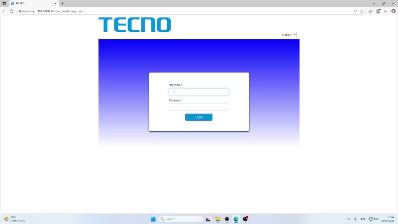 TECNO TR118 &ndash; How to Change Subnet Mask
