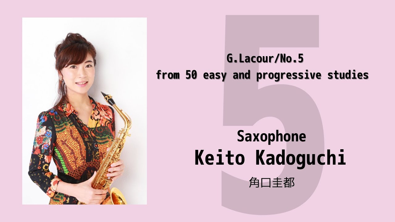 No.5  from G.LACOUR / 50 easy and progressive studies ラクール　50の練習曲より5番