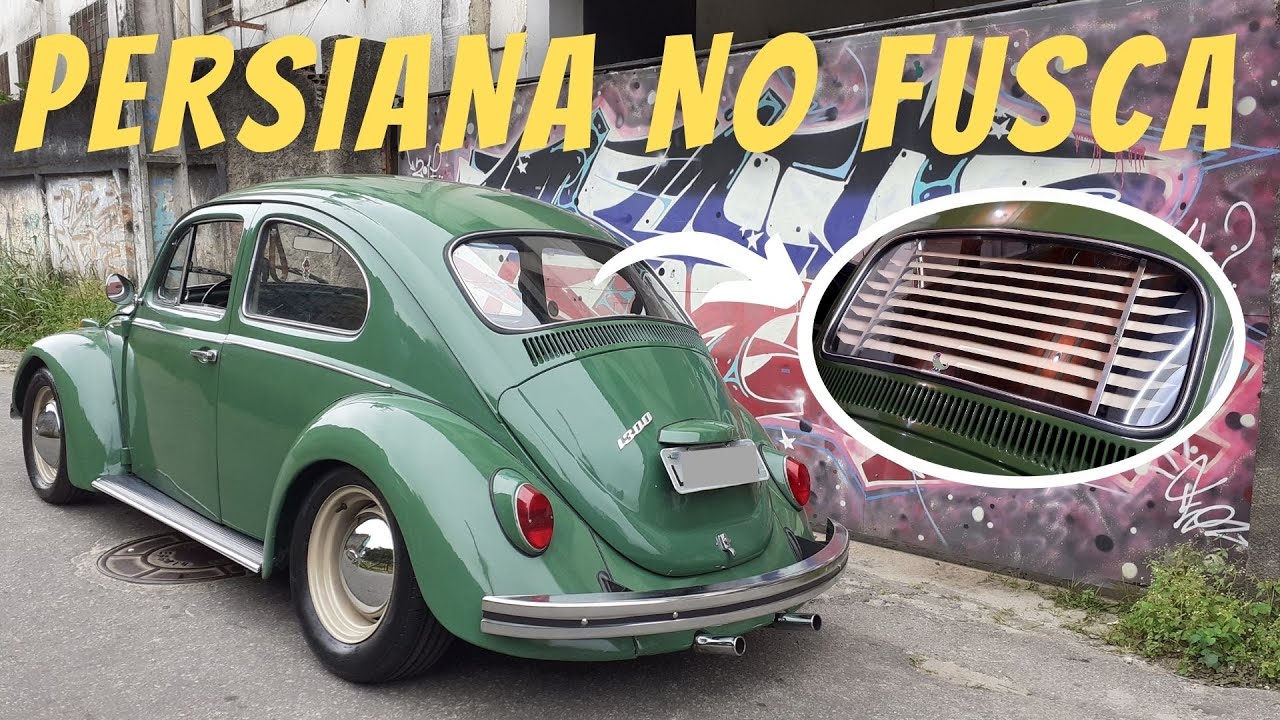 INSTALAÇÃO DA PERSIANA NO FUSCA !!! *NOVOS PRESENTES PARA O FUSCA DEODORO*