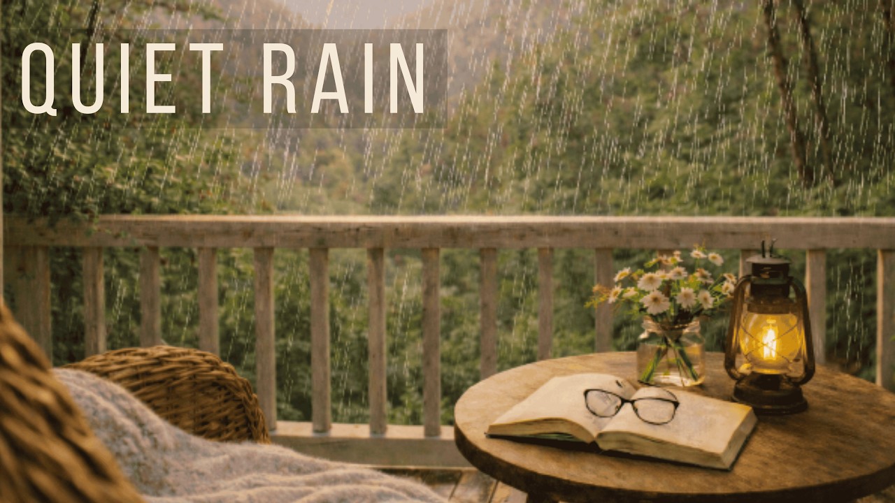 Mountain Rain in a Peaceful Forest 🌧️ | 3 Hours Nature Ambience | Nature Moments