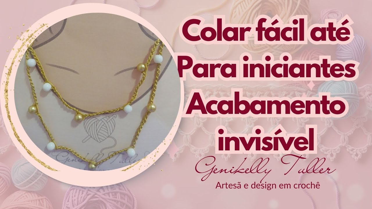 Colar acabamento invisível!
