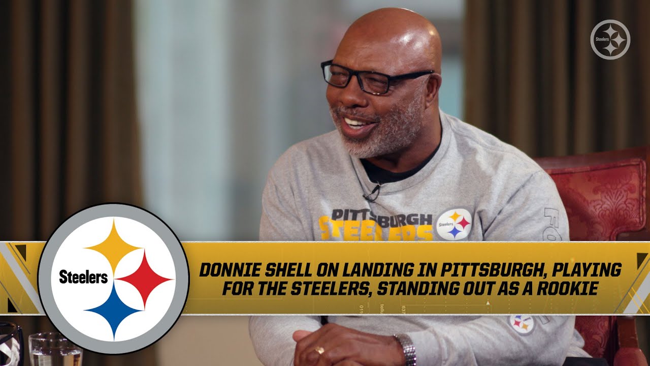 Donnie Shell on landing in Pittsburgh, being part of the Steelers, standing out during player strike