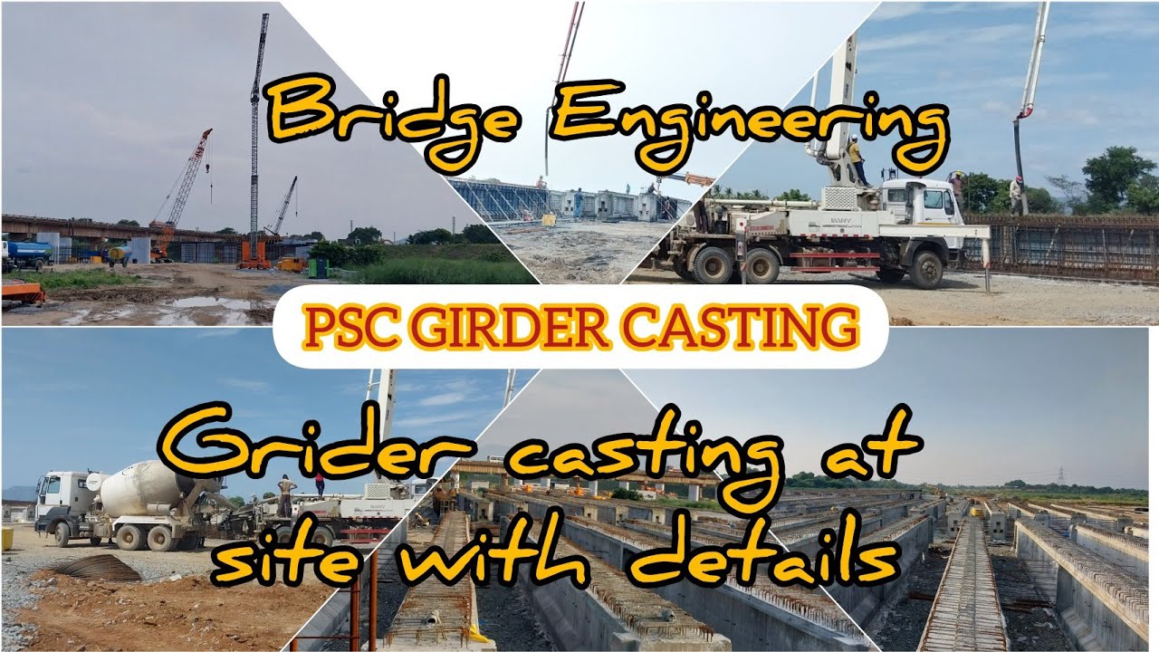 PSC I GIRDER CASTING AT CASTING YARD || FULL VIDEO WITH DETAILS || @civilpracticalknowledge3700