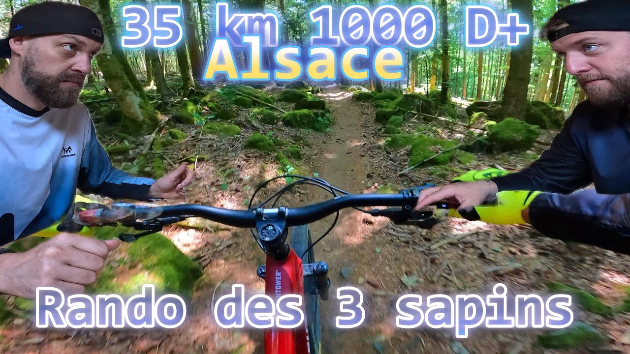 35 Km de VTT muscu avec 1000 D+ en Alsace 😍