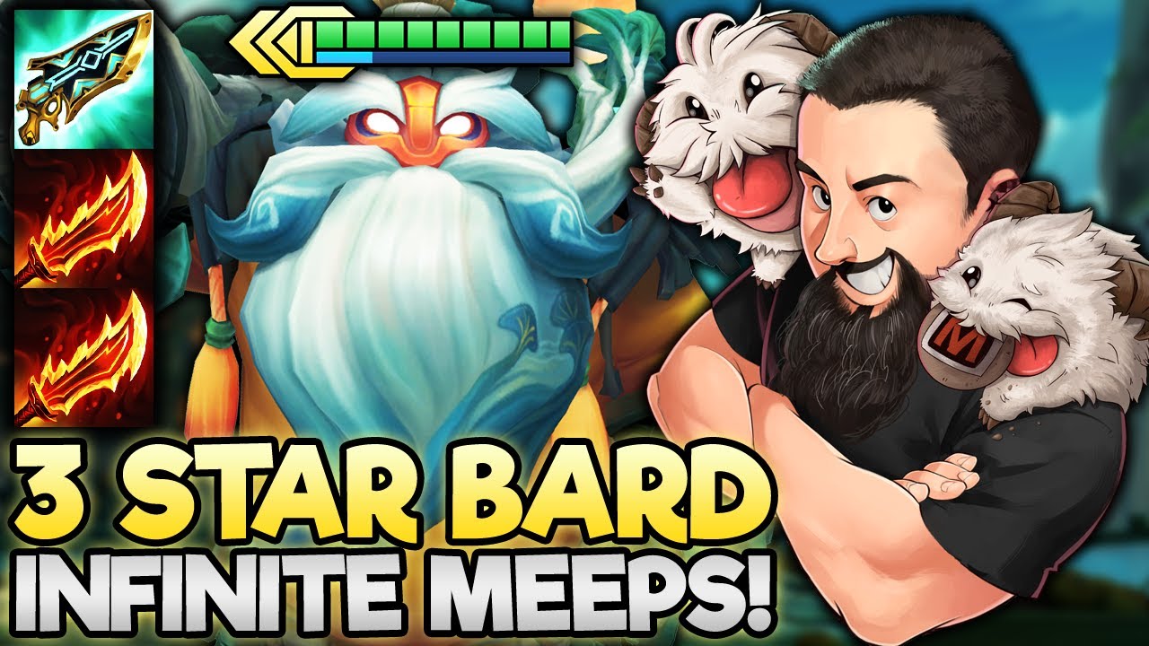 3 Star Bard - Meeps Go BRRRRRRRRRRRR!! | TFT Inkborn Fables | Teamfight Tactics