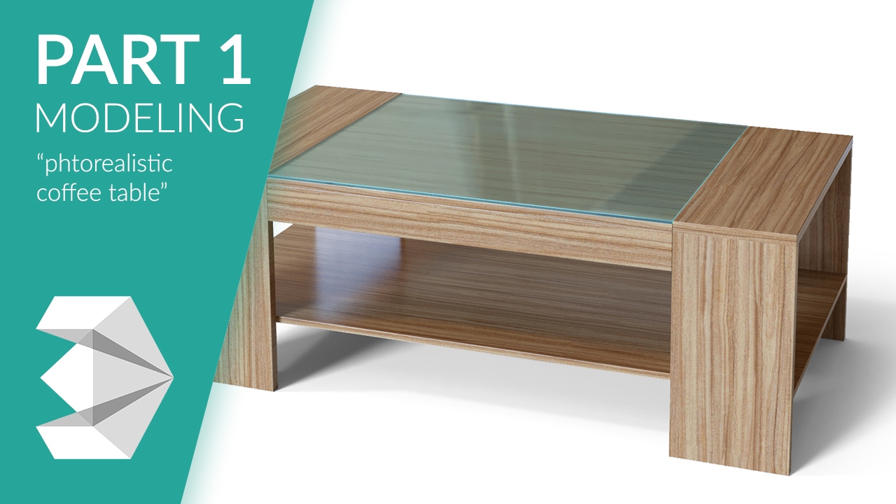 3D Studio Max Tutorial - Photorealistic Coffee Table (Part 1 - Modeling)