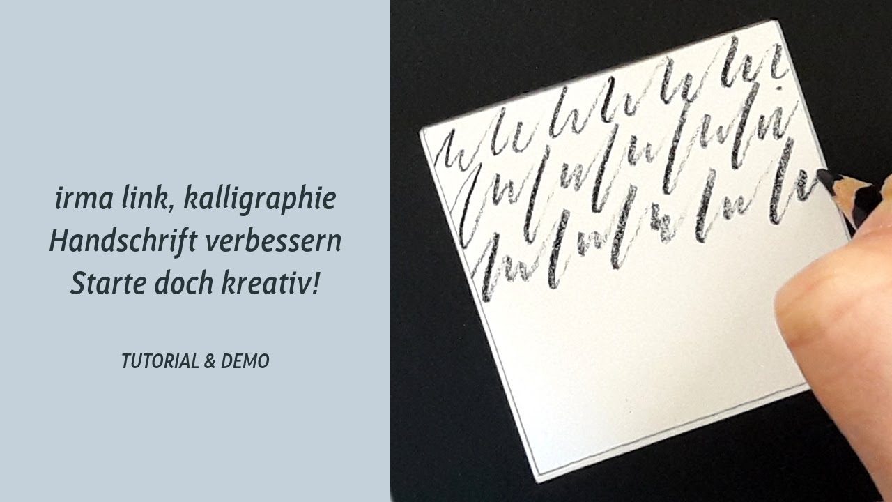 Handschrift verbessern, Starte kreativ in deine schönere Handschrift