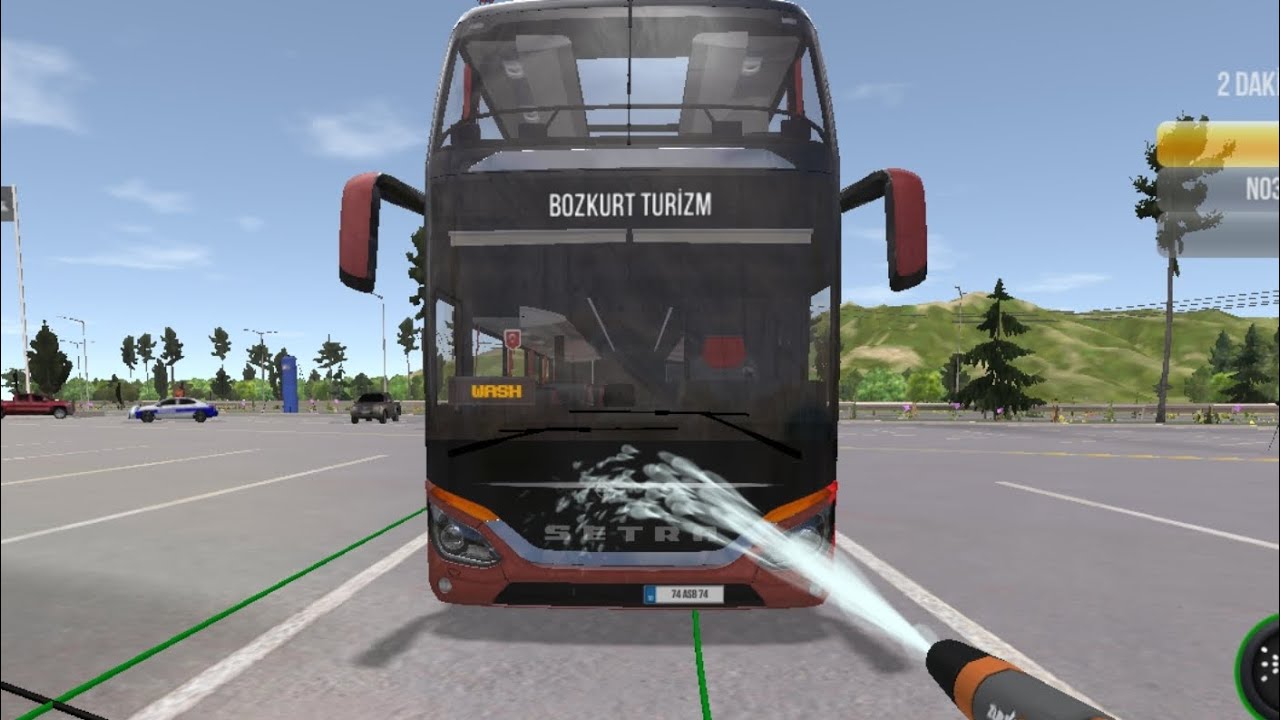 🚍Bus simulator ultimate yeni gelen 🧼otobüs  yıkama etkinliğini yaptık sonuncu oldum