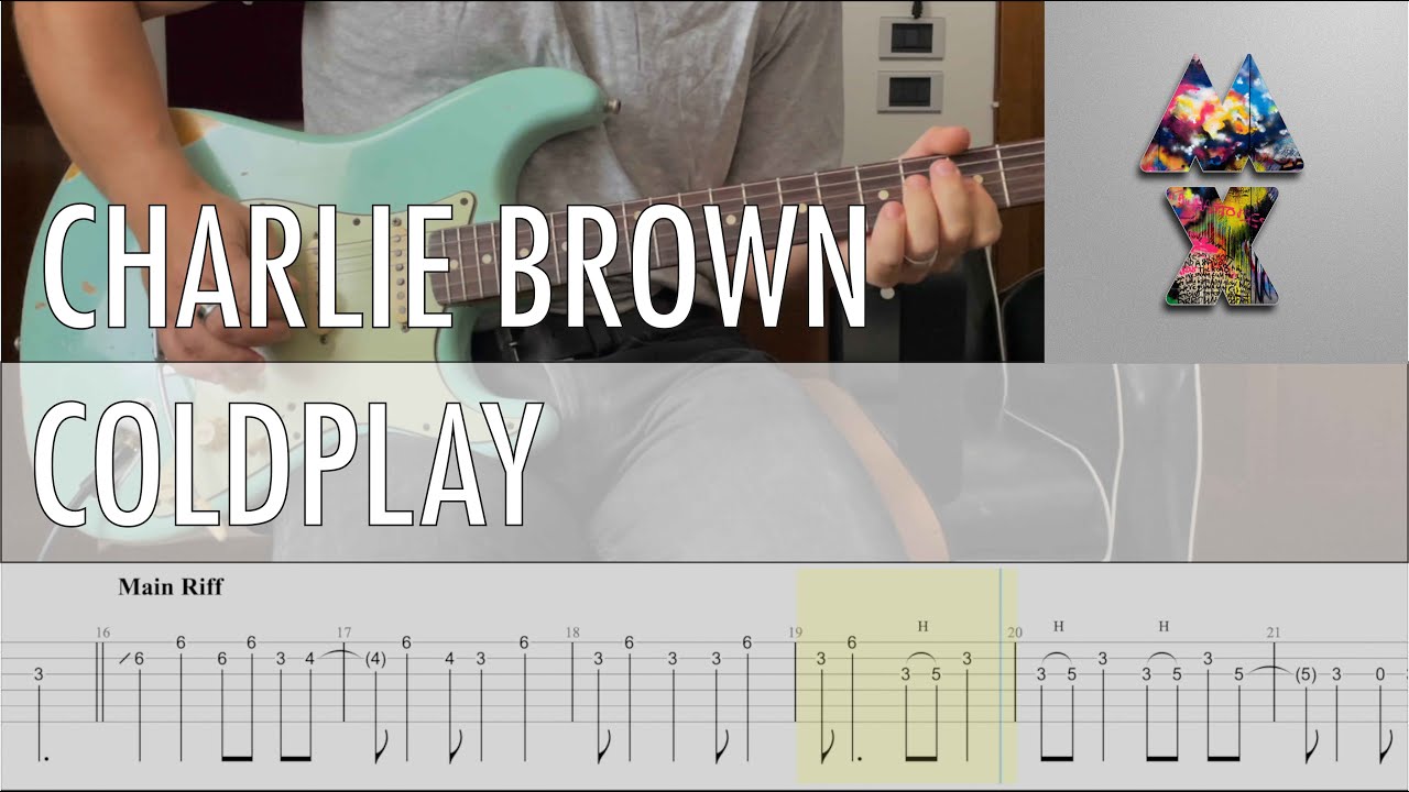 Charlie Brown Coldplay Cover • Guitar Tab • Tutorial • Lesson