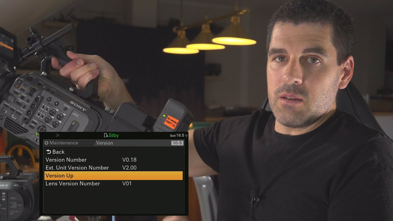 How to update a SONY FX9 into V2