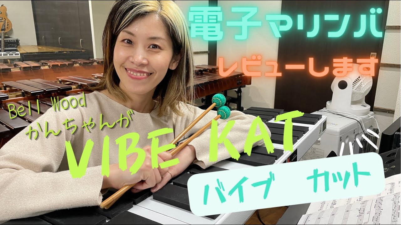 電子マリンバ VIBEKAT（バイブカット）をレビューします/マリンバとベースのユニット『Bell Wood』