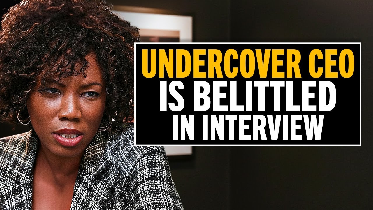 Undercover CEO Is Belittled by a Rude Interviewer