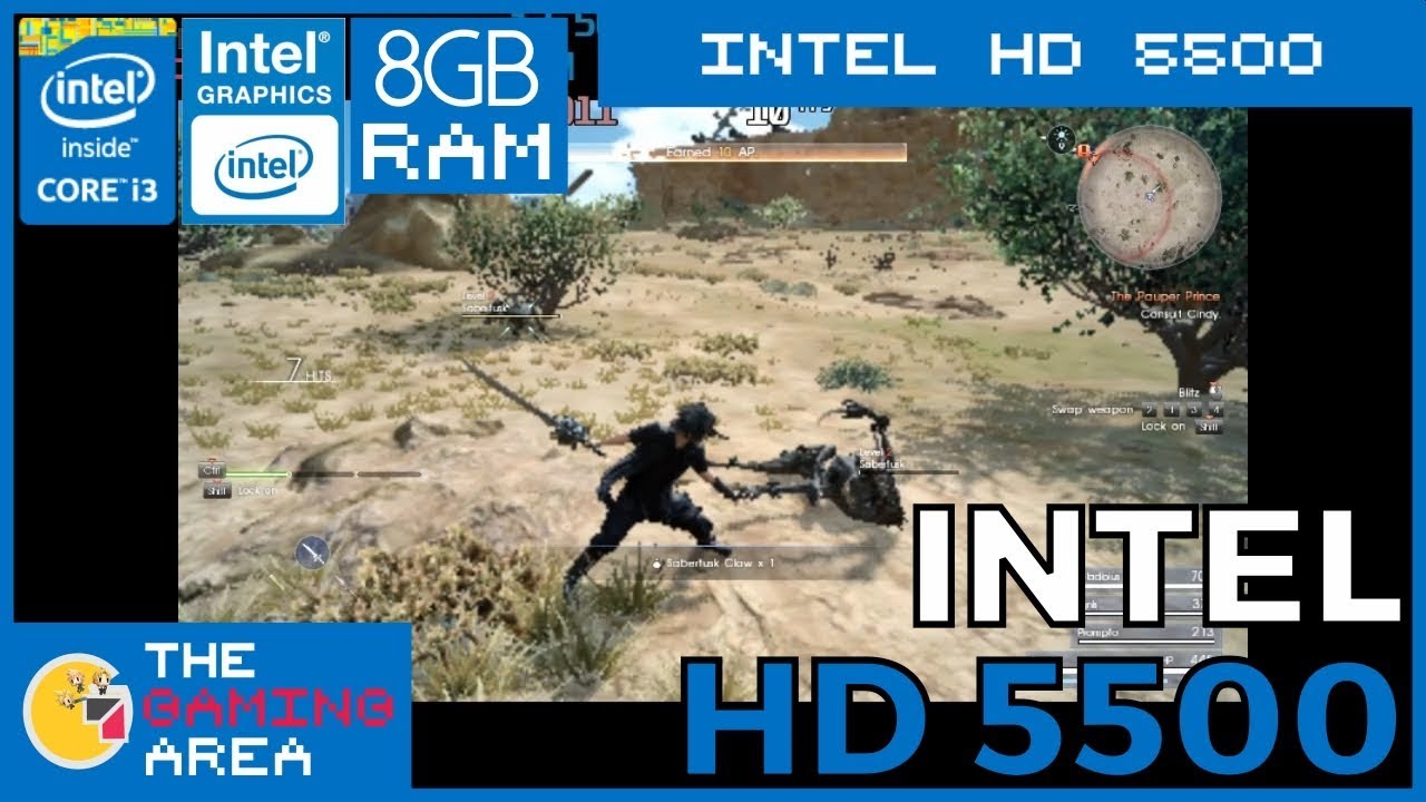Final Fantasy XV PC on Intel HD 5500 Low End Laptop