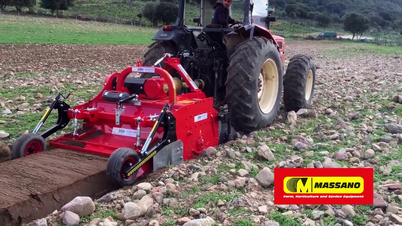 Massano stone burier type EXTREME with bed former shaper